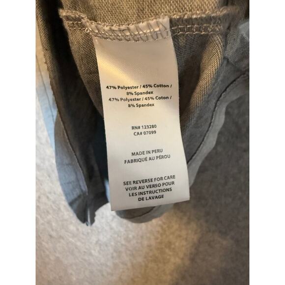 EUC Travis Mathew Silent Nights Large Gray Striped Golf Polo - Picture 7 of 7